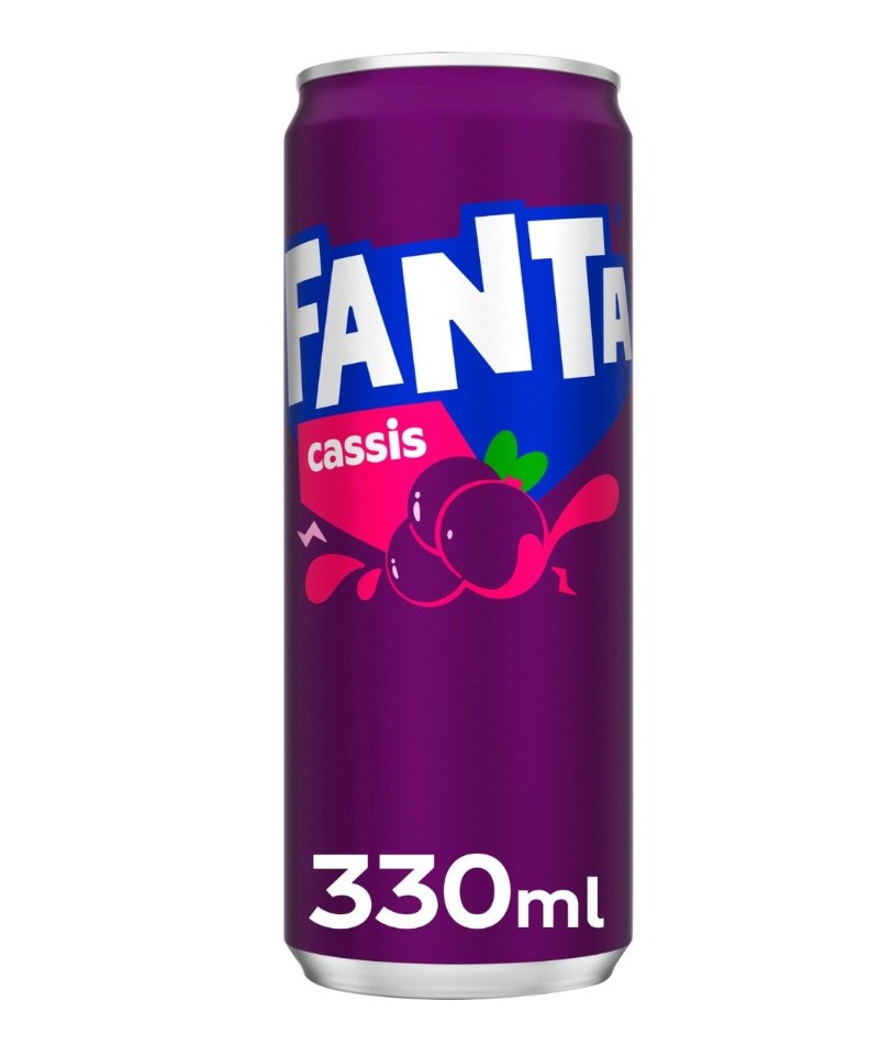 Fanta Cassis Blik 24x33cl